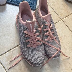 Reebok Women's Pink and Black Athletic Shoes